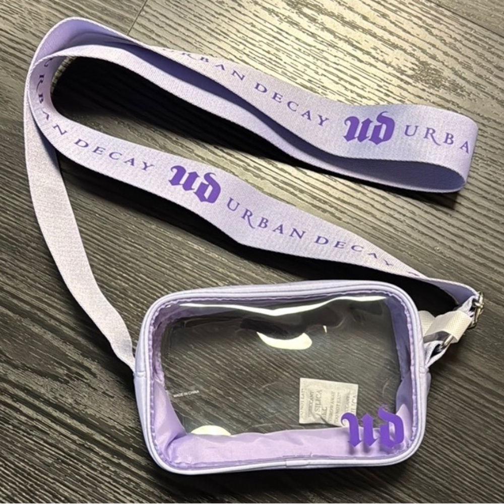 Urban Decay Clear Crossbody Bag NWT